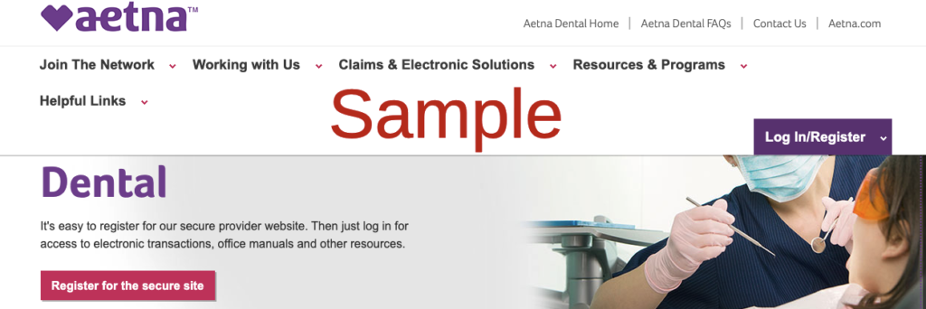 aetnadentalprofessionalsproviderregister