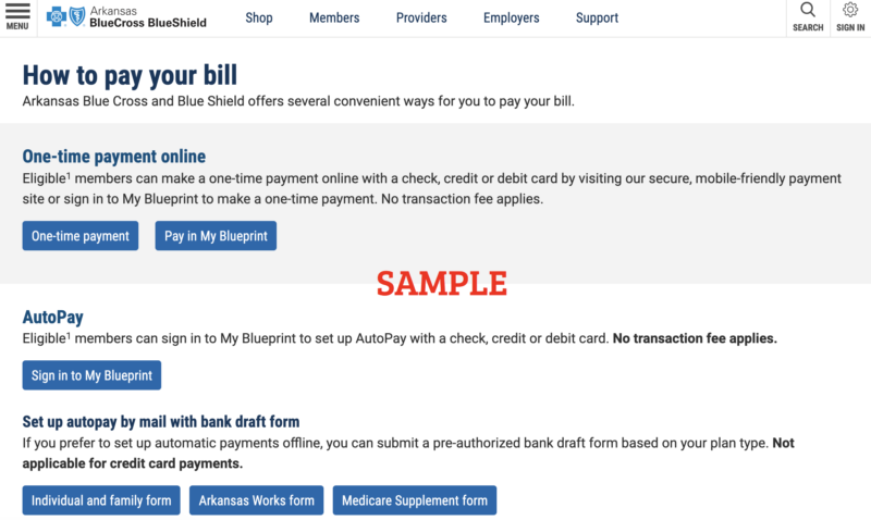ArkansasBlueCrossBlueShieldBillPayOnlinePaymentOptions
