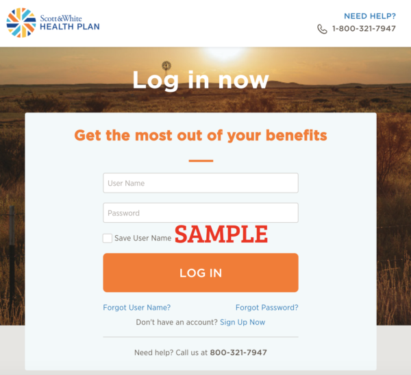 BaylorScottWhiteHealthPlanPatientPortal