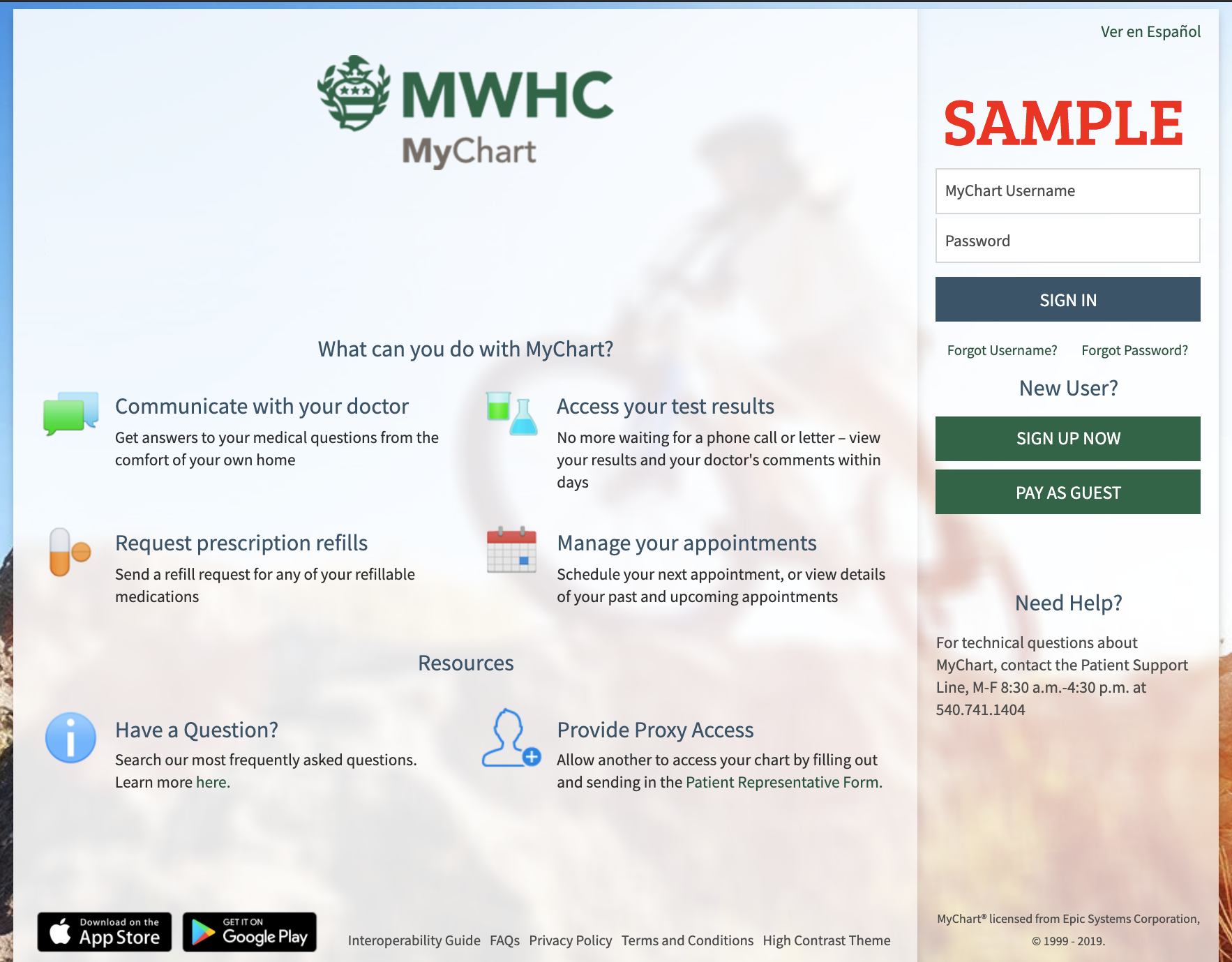 MYWHC MyChart | Mary Washington Healthcare | Medicare LLC