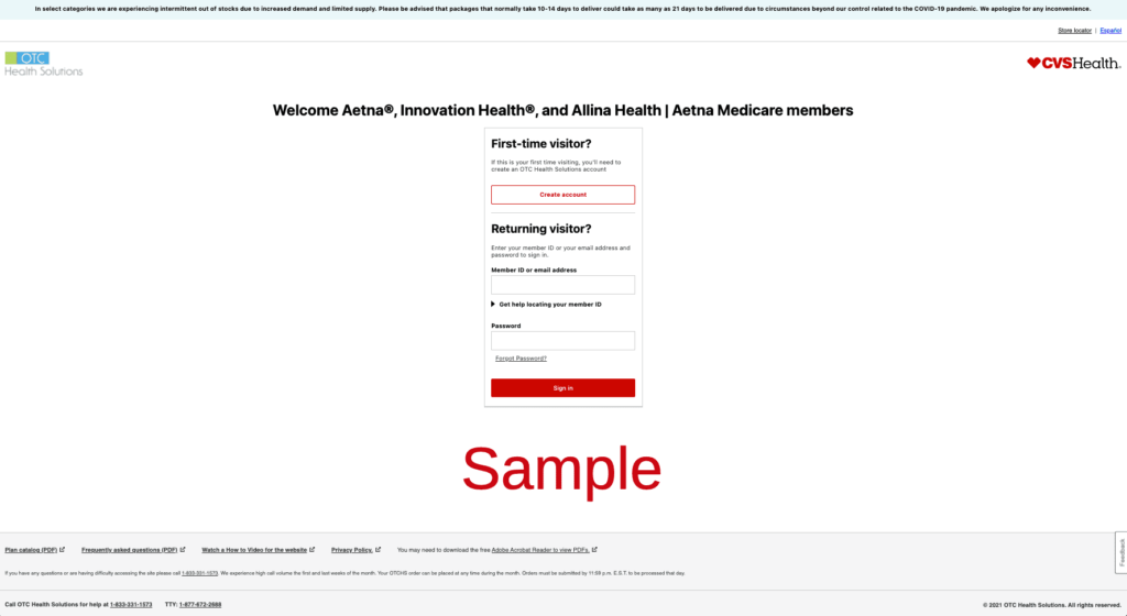 Aetna Medicare Login / Register