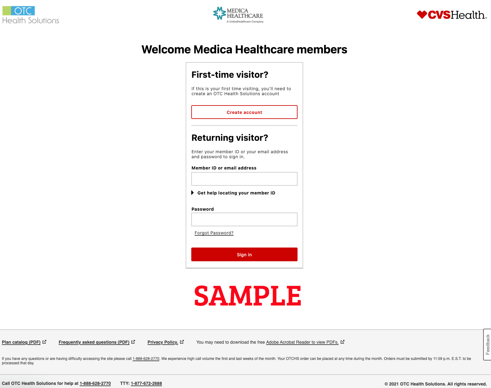 medicaotchscvsimplyloginregister