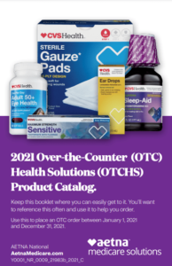 2021 Aetna Medicare Advantage PPO-Arizona Over-the-Counter Product Catalog
