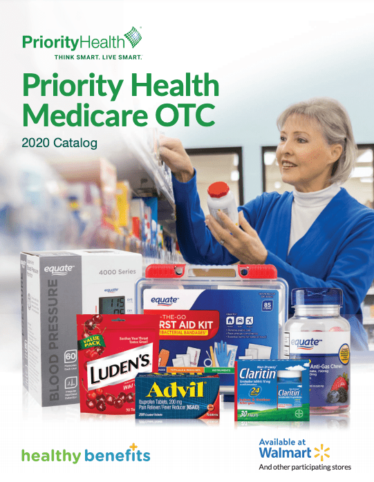2020 Priority Health Plan Healthy Benefits Walmart OTC Catalog