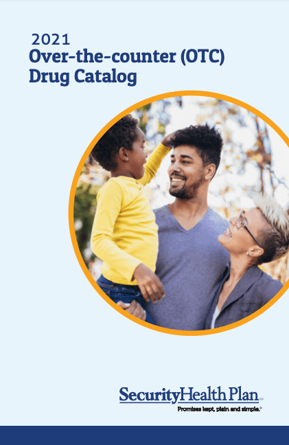 2021 Over-the-Counter Drug Catalog Security Health Plan