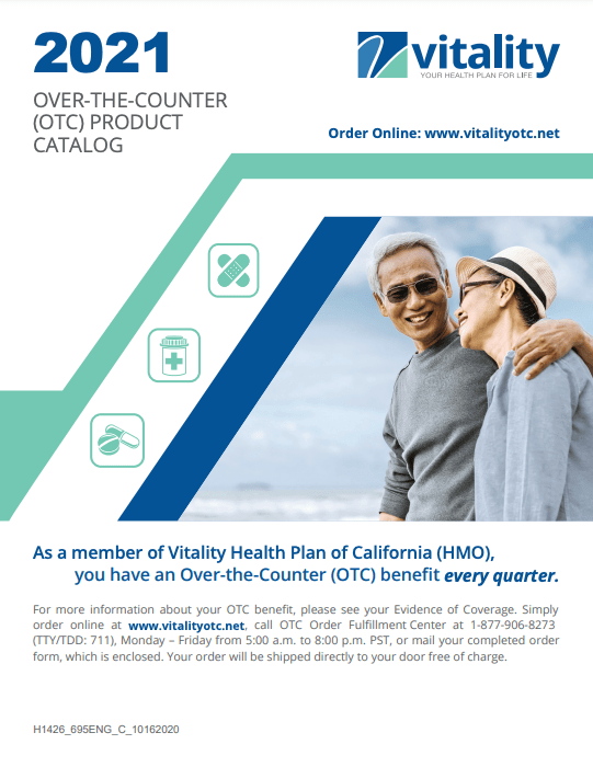 2021 Vitality Health Plan of California Over-the-Counter Product Catalog