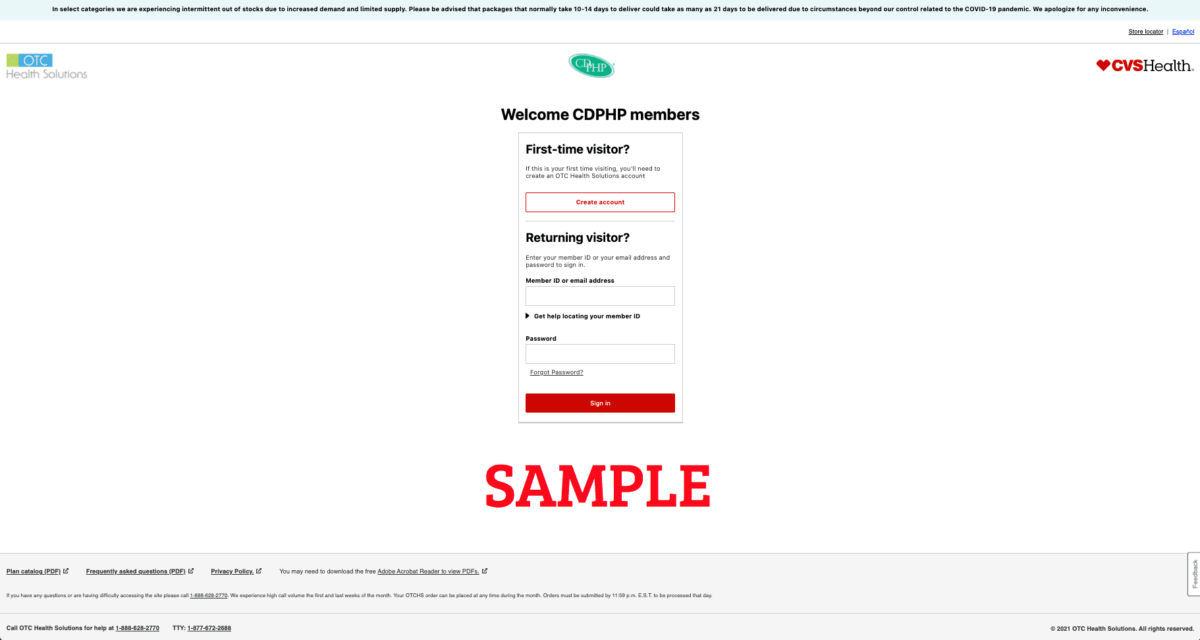 CDPHP Individual Medicare Advantage HMO OTCHS Login Medicare LLC
